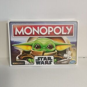 MONOPOLY Star Wars The Mandalorian Child Edition Board‎ Game Sealed
